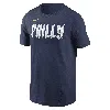 Nike Philadelphia Phillies City Connect Wordmark  Men's Mlb T-shirt In Blue