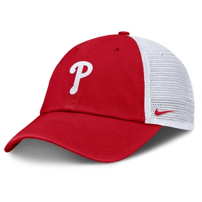 Nike Philadelphia Phillies Club  Men's Mlb Trucker Adjustable Hat In Purple