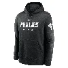 Nike Philadelphia Phillies Fashion Club  Men's Mlb Pullover Hoodie In Black