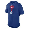 Nike Men's Royal Philadelphia Phillies Tri-blend Performance Hoodie T-shirt