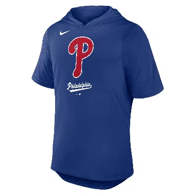 NIKE PHILADELPHIA PHILLIES LOGO  MEN'S DRI-FIT MLB HOODED T-SHIRT,1015855786