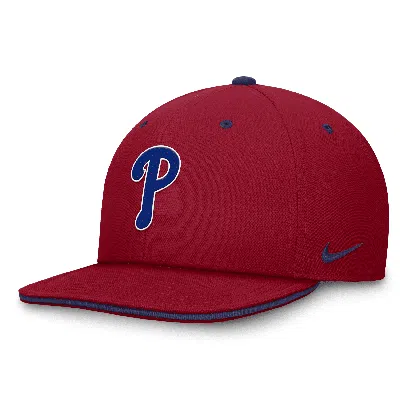 Nike Philadelphia Phillies Primetime Pro  Men's Dri-fit Mlb Adjustable Hat In Red