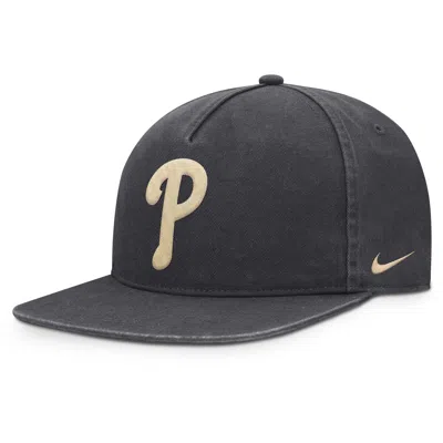 Nike Philadelphia Phillies Pro  Men's Mlb Adjustable Hat In Gray