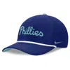 Nike Philadelphia Phillies Rise  Men's Mlb Adjustable Hat In Blue