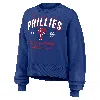 Nike Philadelphia Phillies  Women's Mlb Pullover Crew In Blue
