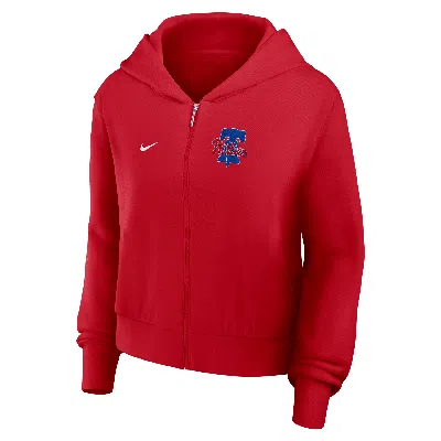 Nike Philadelphia Phillies Womenâs  Women's Mlb Full-zip Hoodie In Red