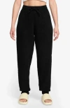 Nike Women's  Sportswear Phoenix Cozy Bouclã© High-waisted Oversized Knit Pants In Black