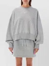 Nike Phoenix Fleece Crew Neck Sweatshirt In Gray