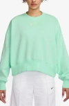 Nike Phoenix Fleece Crewneck Sweatshirt In Multi