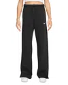 Nike Phoenix Fleece High Rise Pants In Black