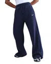 Nike Phoenix Fleece High Rise Pants In Blue