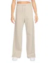 Nike Phoenix Fleece High Rise Pants In Neutral