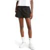 Nike Phoenix Fleece Knit Shorts In 010 Black/sail