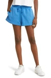 Nike Phoenix Fleece Knit Shorts In Star Blue/sail