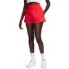 Nike Phoenix Fleece Knit Shorts In University Red/sail
