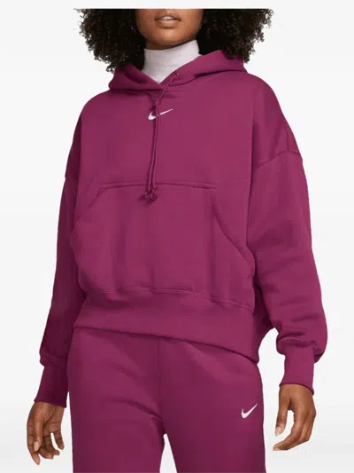 Nike Phoenix Fleece Oversized Hoodie In Pink