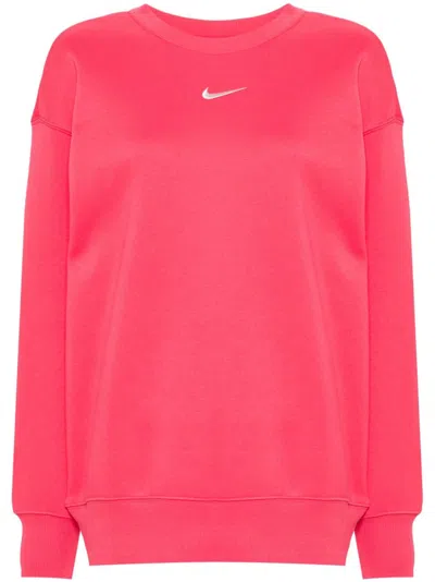 Nike Phoenix Fleece Sweatshirt In Pink