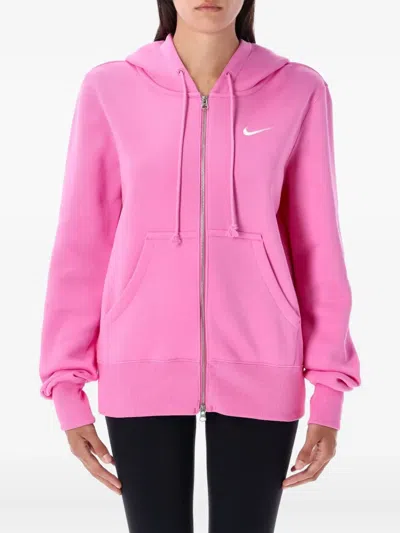 Nike Phoenix Full-zip Hoodie In Pink