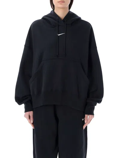 Nike Phoenix Hoodie In Black