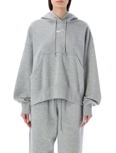Nike Phoenix Hoodie In Gray