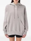 Nike Phoenix Logo-embroidered Hoodie In Gray