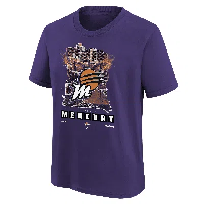 Nike Phoenix Mercury Big Kids'  Wnba T-shirt In Purple