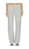 Nike Phoenix Novelty Fleece Straight Leg Pant In Gray