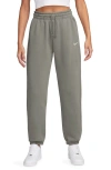 Nike Phoenix Oversize Fleece Sweatpants In Light Army/sail