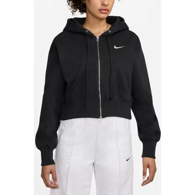 NIKE NIKE PHOENIX RELAXED FIT COTTON BLEND FLEECE HOODIE