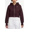 Nike Phoenix Relaxed Fit Cotton Blend Fleece Hoodie In Multi