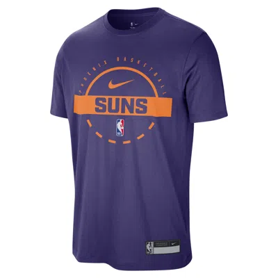 Nike Phoenix Suns Authentics  Men's Dri-fit Nba Practice T-shirt In White