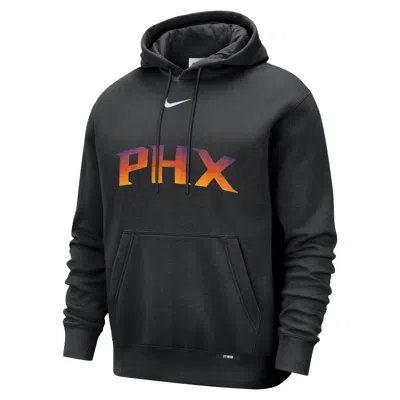 Nike Phoenix Suns City Edition  Men's Club Hoodie In Black