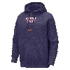 Nike Phoenix Suns Club Fleece City Edition  Men's Nba Pullover Hoodie In Purple