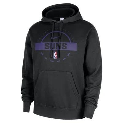 Nike Phoenix Suns Club  Men's Nba Practice Pullover Hoodie In Black