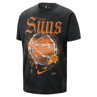 Nike Phoenix Suns Courtside "halloween"  Men's Nba Max90 T-shirt In Black