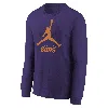 Nike Phoenix Suns Essential Big Kids' Jordan Nba Long-sleeve T-shirt In Black