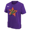 Nike Phoenix Suns Essential City Edition Big Kids'  Nba T-shirt In Purple