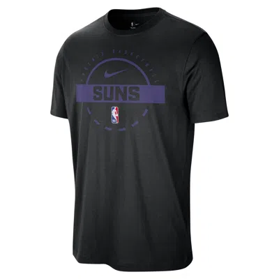 Nike Phoenix Suns  Men's Nba Practice T-shirt In Black