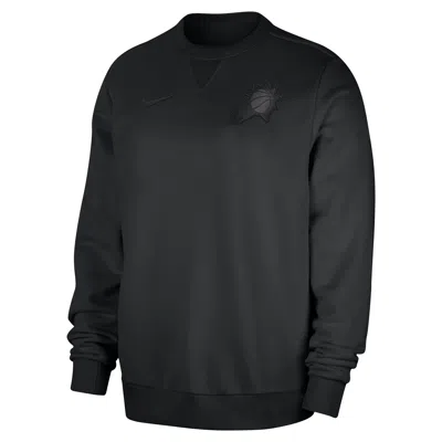 Nike Phoenix Suns Standard Issue  Men's Dri-fit Nba Crew-neck Sweatshirt In Black