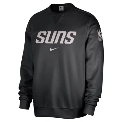 NIKE PHOENIX SUNS STANDARD ISSUE  MEN'S DRI-FIT NBA CREW-NECK SWEATSHIRT,1015573542