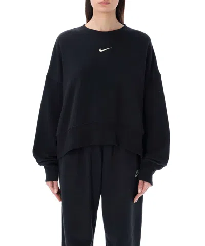 Nike Black Sportswear Phoenix Fleece Sweatshirt