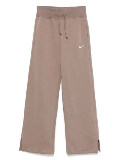 Nike Phoenix Track Trousers In 褐色