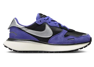 Pre-owned Nike Phoenix Waffle Metallic Silver (women's) Sneakers In Persian Violet/black/anthracite
