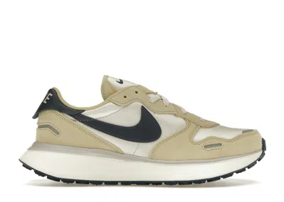 Pre-owned Nike Phoenix Waffle Midnight Navy (women's) Sneakers In Light Orewood Brown/team Gold/light Iron Ore