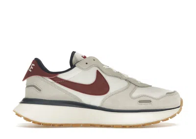 Pre-owned Nike Phoenix Waffle Navy Team Red (women's) Sneakers In Light Bone/sail/midnight Navy Blue
