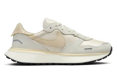 Pre-owned Nike Phoenix Waffle Sanddrift (women's) Sneakers In Summit White/light Orewood Brown/black