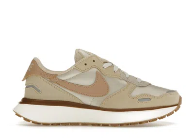 Pre-owned Nike Phoenix Waffle (women's) Sneakers In Sanddrift/sesame/metallic Silver
