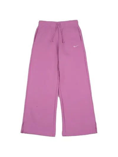 Nike Phoenix Wide-leg Track Pants In Purple