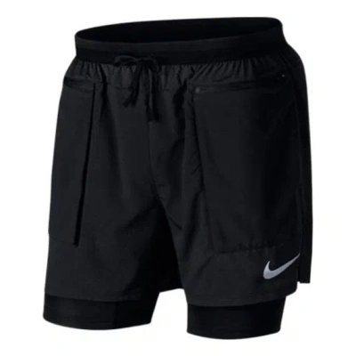 Nike Pine Straight Tube Shorts 'black' In Blue