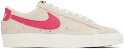 Nike Pink Blazer Low '77 Vintage Sneakers In Guava Ice/aster Pink